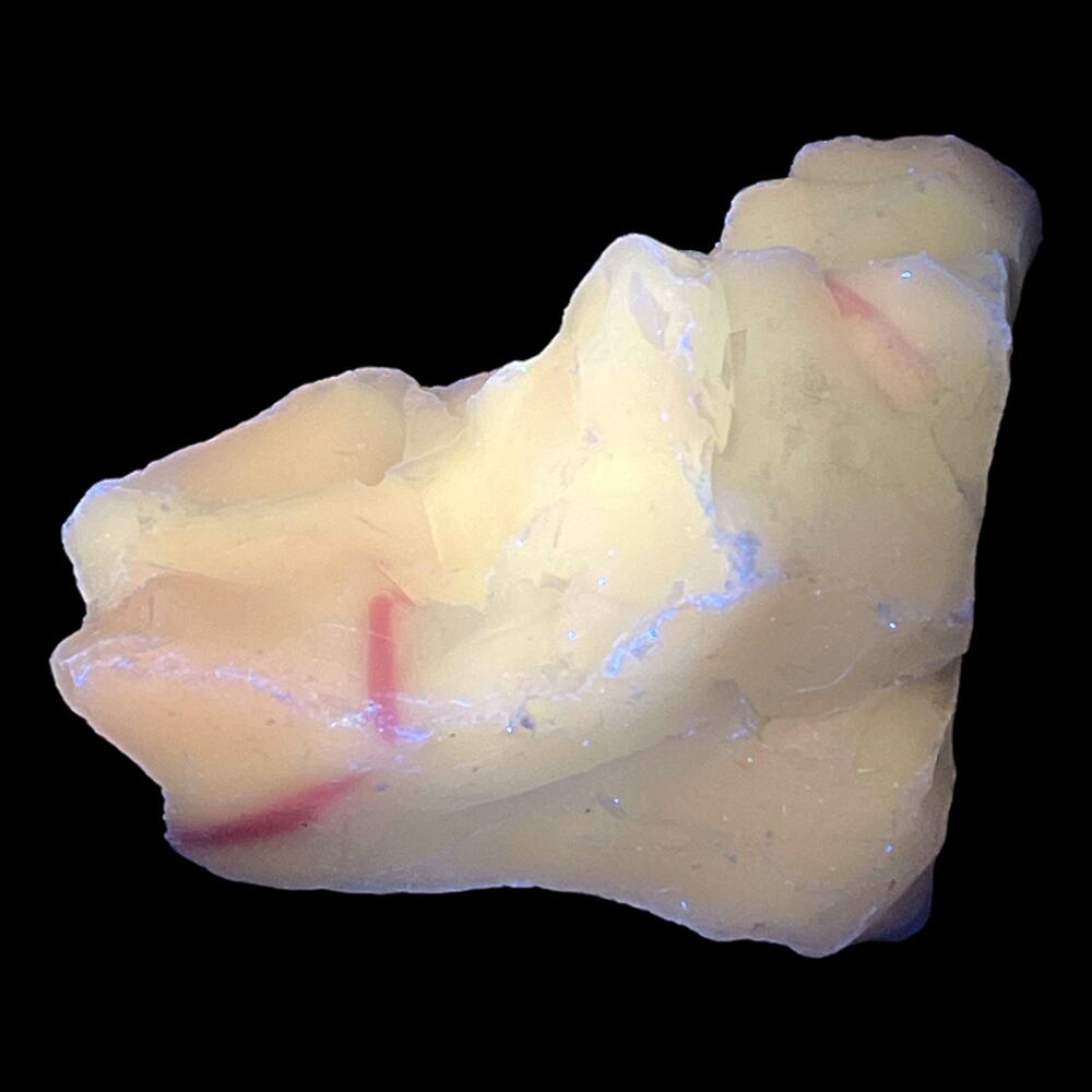 Purple Lavender Pink Art Glass Cullet‎ Glowing Manganese Swirled Slag #4GX60